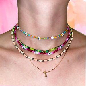 Handmade beaded chokers!
